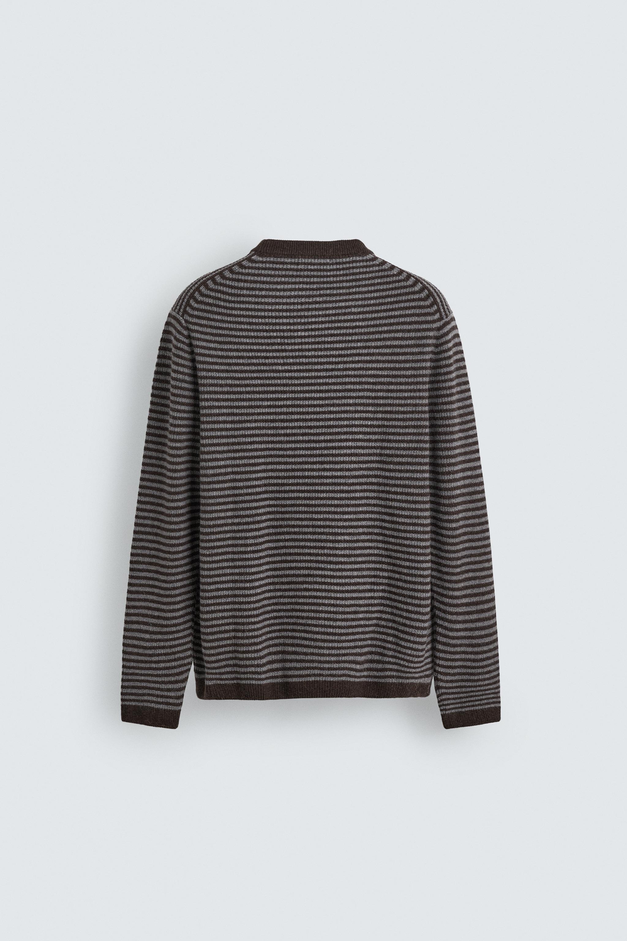 STRIPED WOOL BLEND JUMPER